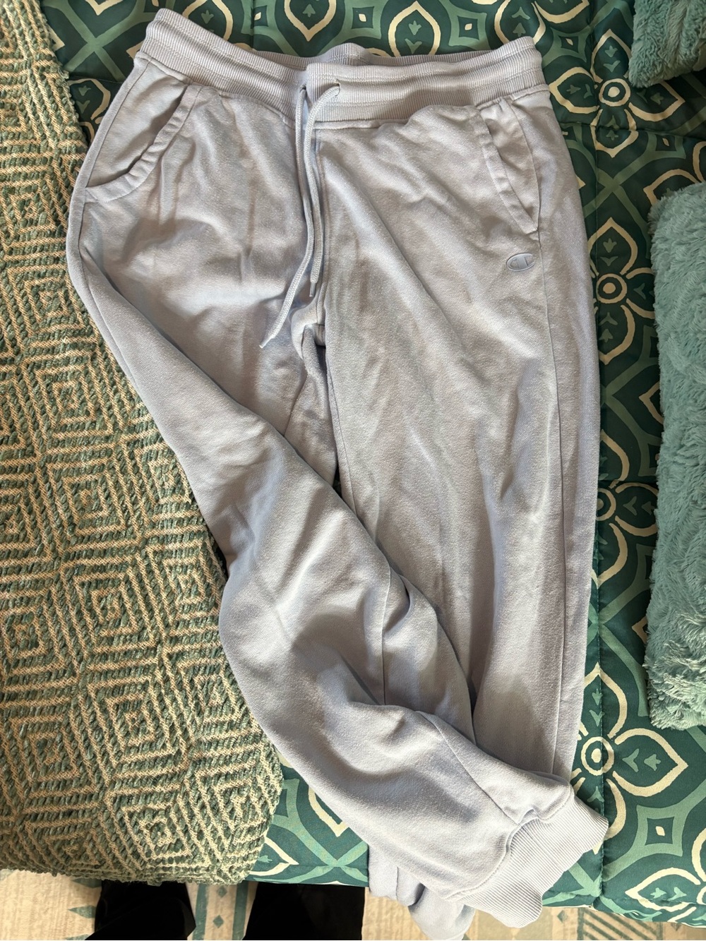Champion women’s light blue Jogger Sweatpants size M